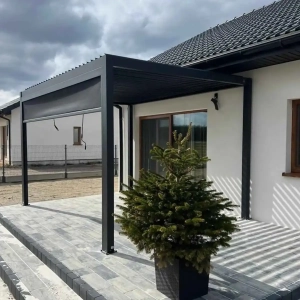 Pergola Nordvic Skyline 3x4 z roletą 4 m